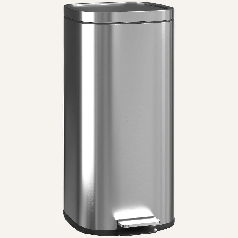Poubelle à pedale en metal 30L