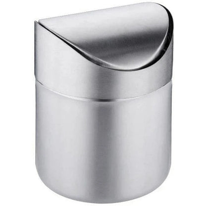 Mini poubelle de bureau en inox