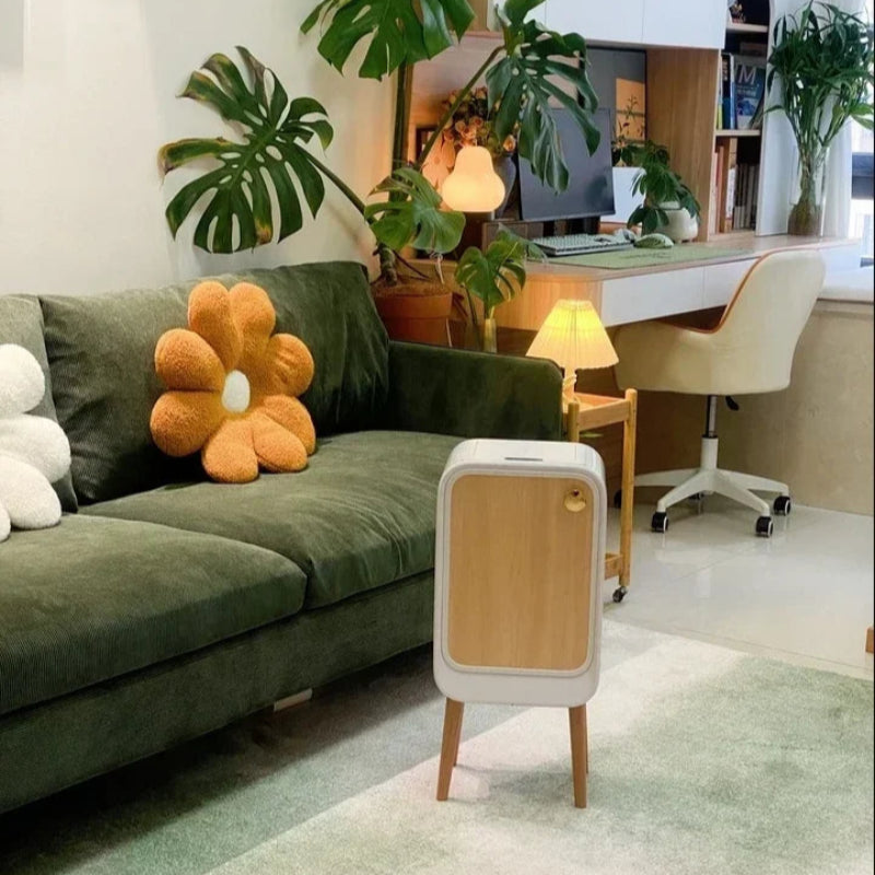 Plan de la Poubelle automatique haut pieds 20L dans un bureau 