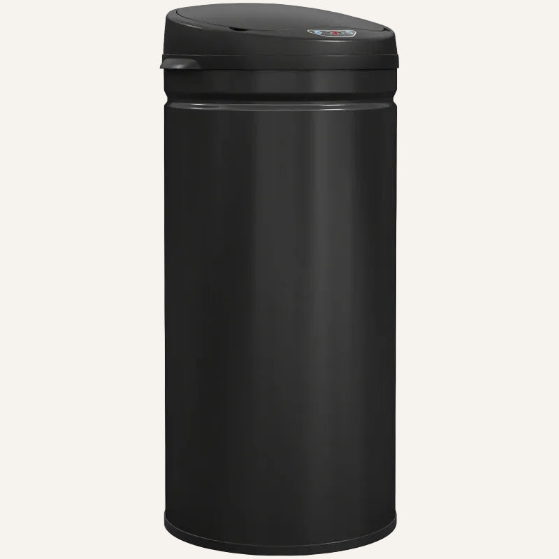 Poubelle automatique noire 42L