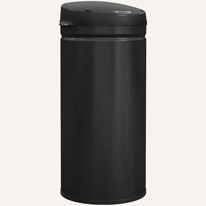 Poubelle automatique noire 42L