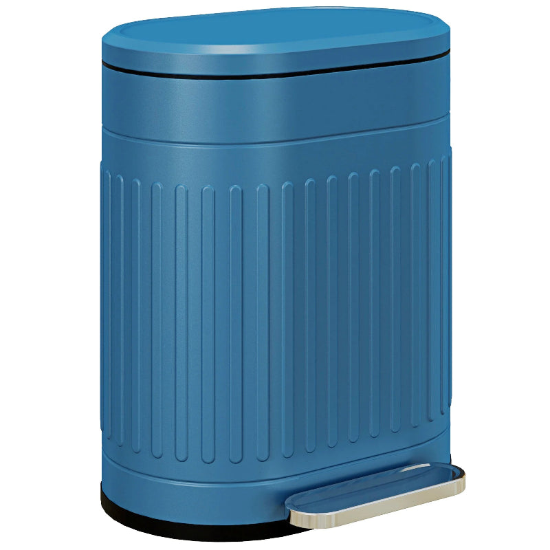 Poubelle bleue vintage 20L