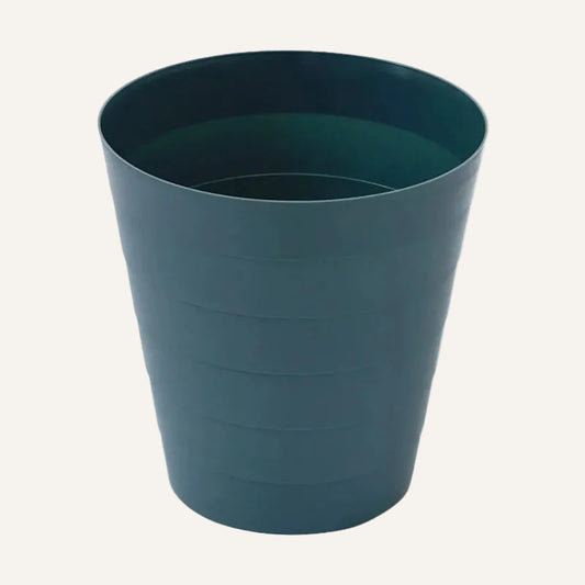 Poubelle classique en plastique bleue