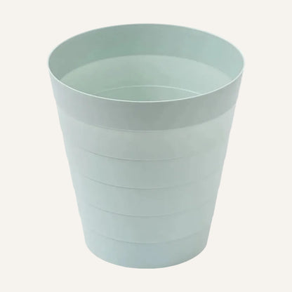 Poubelle classique en plastique verte