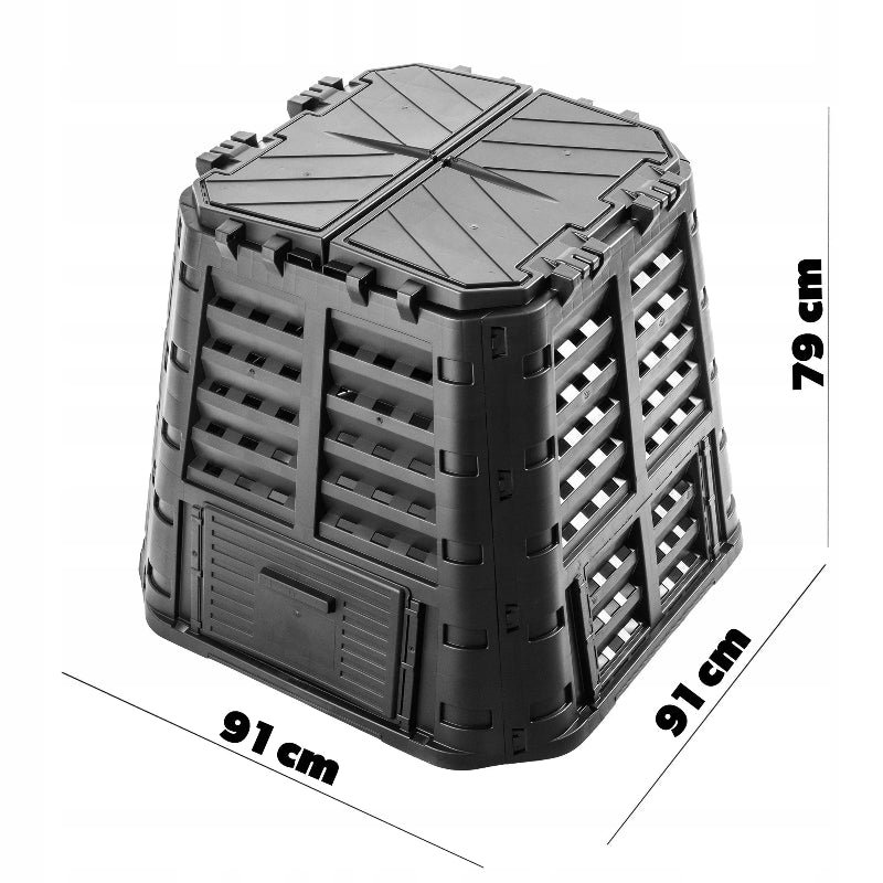 Dimension de la Poubelle à compost résistant 480L
