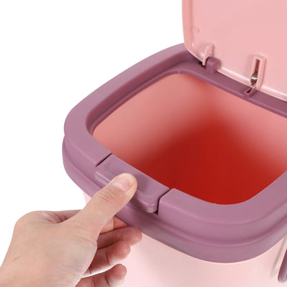 Poubelle à couvercle en plastique ouverture