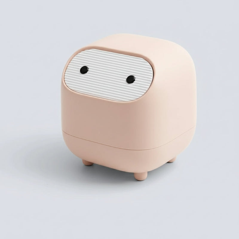 Poubelle de bureau Ninja rose