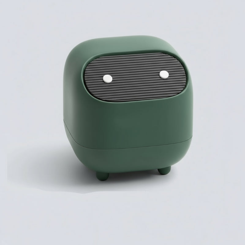 Poubelle de bureau Ninja verte