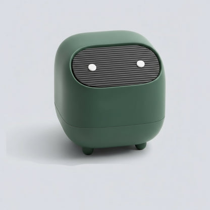 Poubelle de bureau Ninja verte