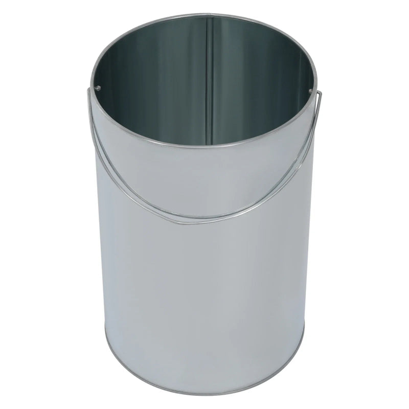 Poubelle exterieure grise 15L seau