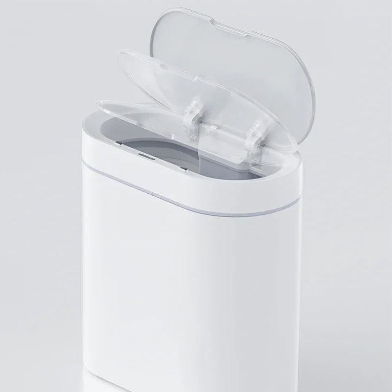 Poubelle salle de bain automatique 8L couvercle
