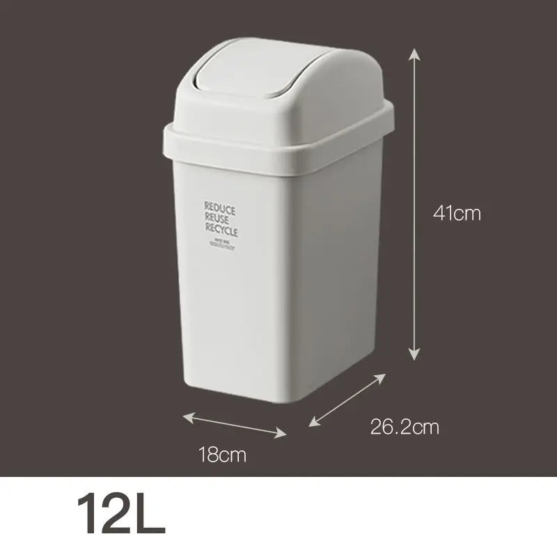 Dimension de la Poubelle style japonaise 12L