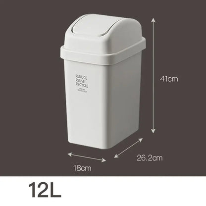 Dimension de la Poubelle style japonaise 12L