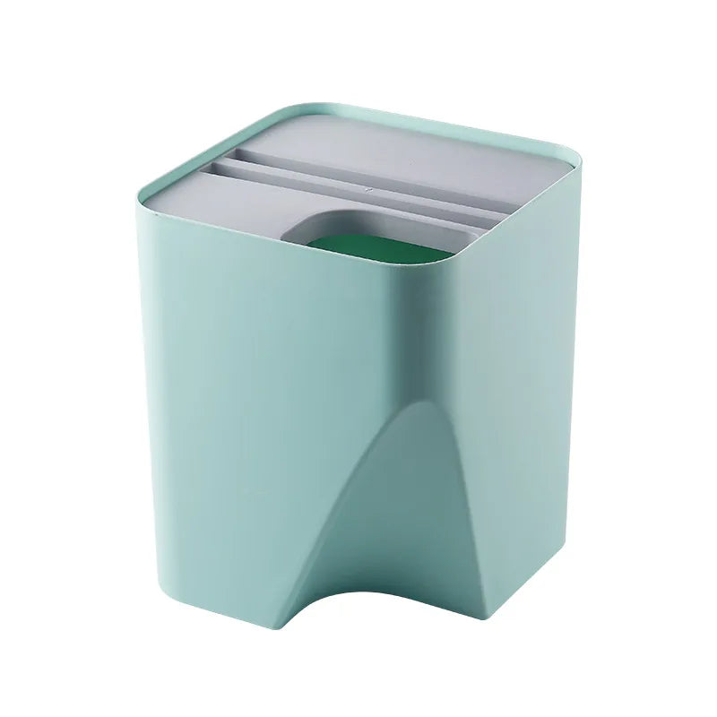 Poubelle tri selectif empilables bleue 13L