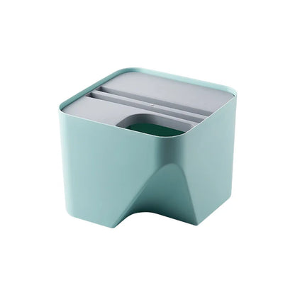 Poubelle tri selectif empilables bleue 8L