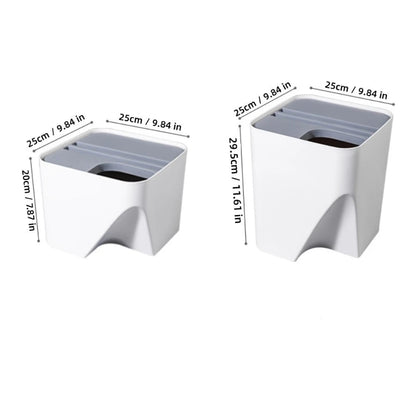 Dimension de la Poubelle tri selectif empilables