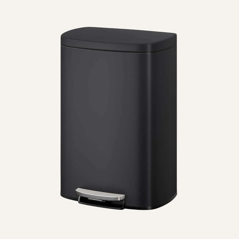 poubelle cuisine 50L noire
