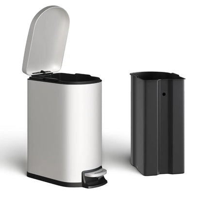poubelle de cuisine 10L en inox
