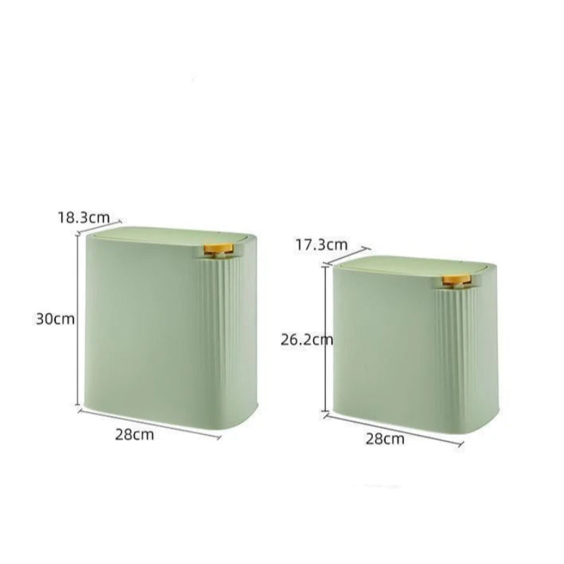 Dimension de la poubelle salle de bain rectangulaire 